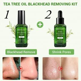 img 1 attached to Clear Skin Combo: Byeylee Blackhead Mask & Tea Tree Acne Treatment Kit For Pore Control And Oil Reduction