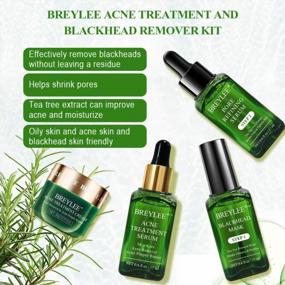 img 2 attached to Clear Skin Combo: Byeylee Blackhead Mask & Tea Tree Acne Treatment Kit For Pore Control And Oil Reduction