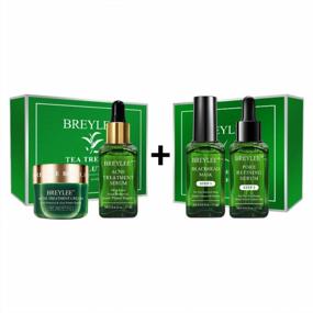 img 3 attached to Clear Skin Combo: Byeylee Blackhead Mask & Tea Tree Acne Treatment Kit For Pore Control And Oil Reduction