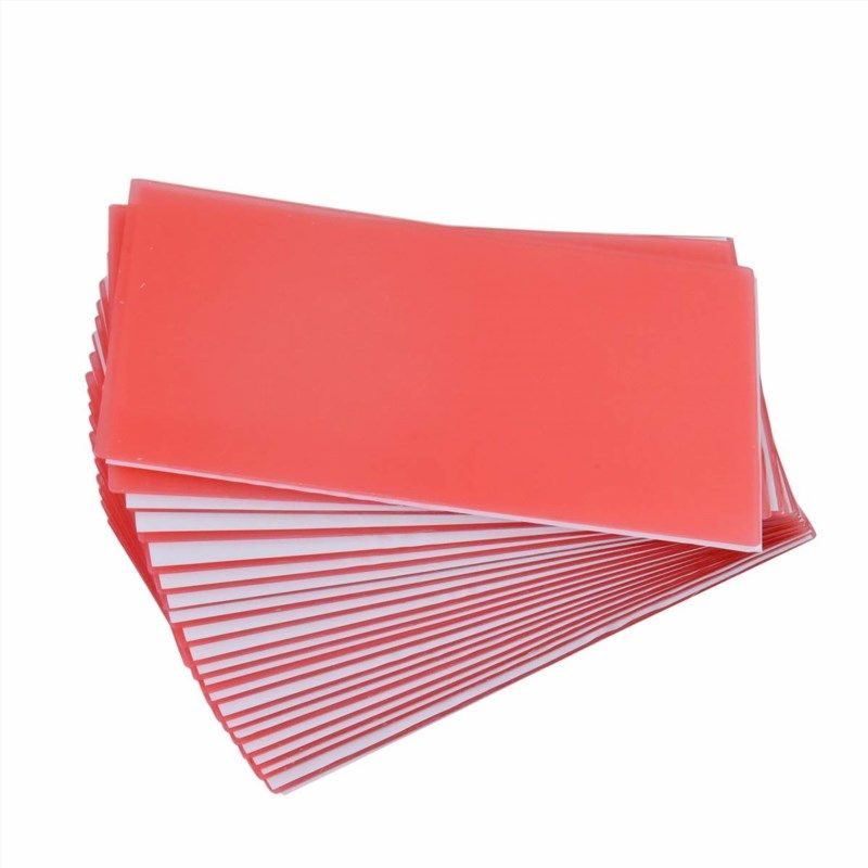 annwah dental base plate wax - 20pcs red utility wax sheets for molding, casting and denture material logo