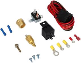 img 3 attached to FAERSI Electric Cooling Fan Thermostat Kit - 175-185 Degree Temperature Sensor Switch with 40 50 60 AMP Relay Kit