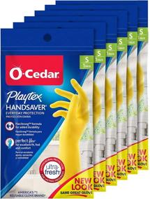 img 4 attached to 🧤 Buy Playtex Handsaver Reusable Rubber Gloves (Small Size, Pack of 6) Online