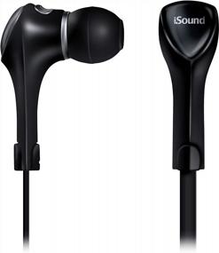 img 4 attached to ISound DGHP-5712 Black Stereo Earbuds With Microphone