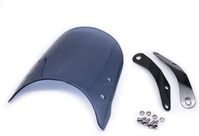 img 3 attached to 🛡️ Triumph Bonneville Windshield Windscreen - Fits 2001-2017, T100 2003-2017 (Smoke)