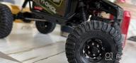 img 1 attached to Metal Wheel Rims And 1.55 Crawler Tires Set For RC Crawlers: Compatible With Axial AX90069, Tamiya CC01 LC70 D90 TF2, MST JIMNY - Grey review by Inocencio Anas