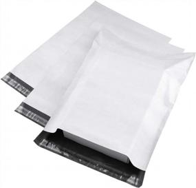img 4 attached to 200 Pack 6X9 White Poly Mailer Envelopes Shipping Bags W/ Self Adhesive | Waterproof & Tear-Proof Postal Bags By Metronic