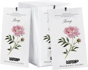 img 4 attached to MYARO 12 Pack Penoy Scented Sachets For Drawers And Closets - Long-Lasting Air Freshener Bags With Fresh Scents, Potpourri Home Fragrance Sachets For Romantic Ambiance