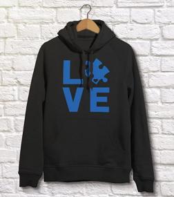 img 2 attached to Women'S Hoodie: I Love Someone With Autism - Autism Awareness Month