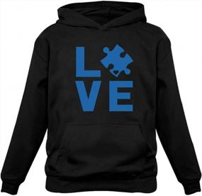 img 4 attached to Women'S Hoodie: I Love Someone With Autism - Autism Awareness Month