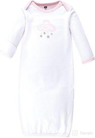 img 3 attached to 👶 Hudson Baby Girls' Organic Cotton Gowns