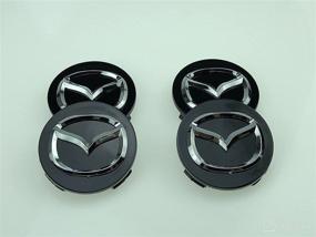 img 1 attached to Center Hubcaps Covers Mazda3 Mazda6