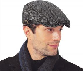 img 3 attached to Men'S Classic Cotton Flat Ivy Gatsby Cabbie Newsboy Cap Hat By Fasbys