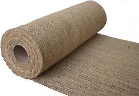 img 4 attached to Burlapper Burlap Roll, 12" X 10 Yd, Medium Weight 10 Oz Jute Fabric For Table Runner, Banner, Placemats, Arts, Crafts, Sewing, Wedding, Baby Shower, Lawn And Garden; Natural Edges (Made In USA)