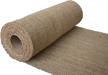 burlapper burlap roll, 12" x 10 yd, medium weight 10 oz jute fabric for table runner, banner, placemats, arts, crafts, sewing, wedding, baby shower, lawn and garden; natural edges (made in usa) logo