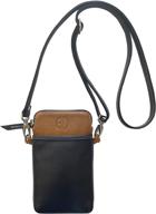 handcrafted italian leather crossbody passport women's handbags & wallets - crossbody bags logo