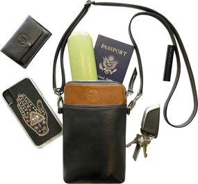 img 3 attached to Handcrafted Italian Leather Crossbody Passport Women's Handbags & Wallets - Crossbody Bags