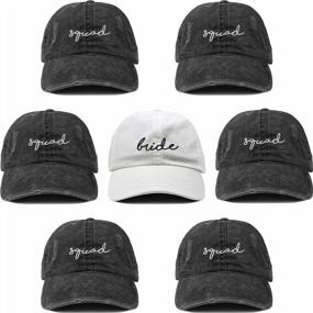 img 4 attached to Unisex Cotton Low Profile Distressed Vintage Baseball Cap Dad Hat By Funky Junque
