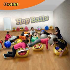 img 2 attached to Teens Unleash The Fun With WALIKI 22"/55CM Hopper Ball - The Ultimate Bouncy Ball For Field Day!