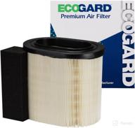 🔍 ecogard xa10580 premium engine air filter for ford f-250, f-350, f-450 super duty - 6.7l diesel (2017-2019) логотип