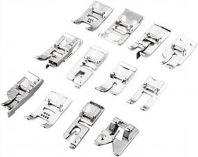 img 1 attached to Professional Domestic Sewing Foot Presser Foot Presser Feet Set For Singer, Brother, Janome,Kenmore, Babylock,Elna,Toyota,New Home,Simplicity And Low Shank Sewing Machines (30 Pcs)