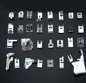 img 2 attached to Professional Domestic Sewing Foot Presser Foot Presser Feet Set For Singer, Brother, Janome,Kenmore, Babylock,Elna,Toyota,New Home,Simplicity And Low Shank Sewing Machines (30 Pcs)