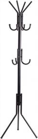 img 4 attached to 11 Hook Metal Coat Rack Stand - Perfect Entryway Storage Solution By LANGRIA (Black)