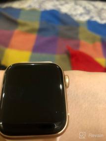 img 5 attached to Восстановленные Apple Watch SE в корпусе из золотистого алюминия с 📱 GPS + сотовой связью и розовым спортивным ремешком Pink Sand - 40 мм.