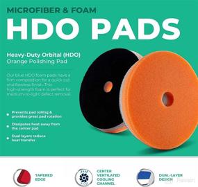 img 3 attached to 🍊 Lake Country HDO Orange Polishing Pad, Single Pack, 5.5-inch