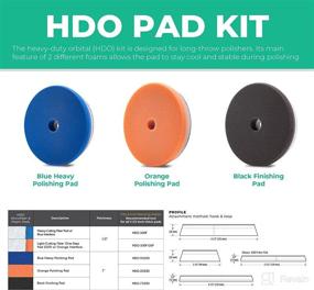 img 1 attached to 🍊 Lake Country HDO Orange Polishing Pad, Single Pack, 5.5-inch