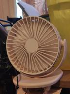 img 1 attached to Table fan SOLOVE F3, pink review by Aneta Szczerba (Szcz ᠌