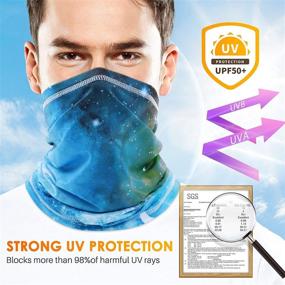 img 3 attached to AstroAI Face Mask Neck Gaiter Motorcycle & Powersports in Protective Gear