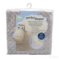 serta perfect sleeper changing pad cover set, gray: comfortable and stylish protection for your baby logo