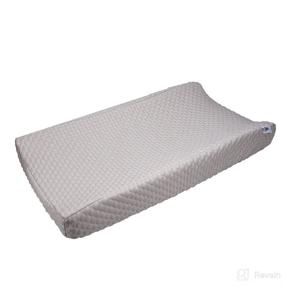 img 2 attached to Serta Perfect Sleeper Changing Pad Cover Set, Gray: Comfortable and Stylish Protection for Your Baby