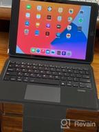 img 1 attached to IPad 9Th Gen Touch Keyboard With Apple Pencil Holder, Smart Touchpad & Magic Trackpad For Improved Productivity On 10.2 Inch IPad review by Kyle Herrera