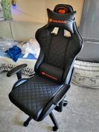 img 1 attached to Gaming chair COUGAR Armor One, on wheels, eco leather, black/orange [cu-armone] review by Stanislaw Jastrzebsk ᠌