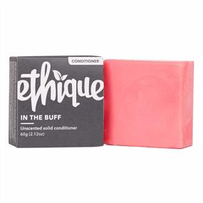 img 4 attached to Ethique In The Buff Unscented Solid Conditioner Bar For Touchy Scalps - Sulfate-Free, Plastic-Free, Vegan, Cruelty-Free, Eco-Friendly, 2.12 Oz (Pack Of 1)