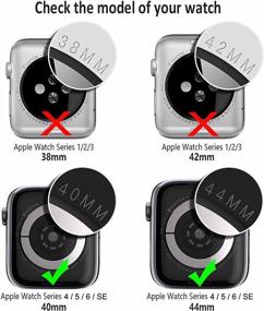 img 3 attached to Double Protection For Apple Watch Series 7 With Goton 2 PACK Screen Protector Case - Waterproof And Durable