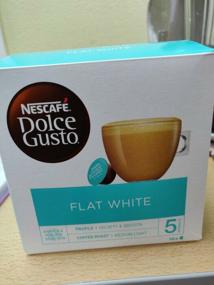 img 6 attached to Coffee capsules Nescafe Dolce Gusto Flat White, 16 caps / pack, 1 pack.