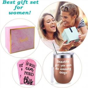 img 3 attached to 2022 Christmas Mugs Set: Inspirational Tumblers Gifts For Girls & Women - Encourage Amazing Things!