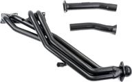 🔥 high-performance black exhaust header: pace setter 70-1193 logo