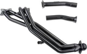 img 1 attached to 🔥 High-Performance Black Exhaust Header: Pace Setter 70-1193