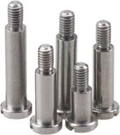 industrial grade shoulder screws - m3 slotted head bolts for metric applications (pack of 10) logo