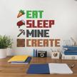 decorate your home with the roommates rmk5007scs minecraft wall decal! logo