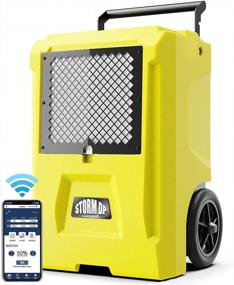 img 4 attached to ALORAIR 110 PPD Commercial Dehumidifier With APP Control And Hose - Ideal For Large Basements, Garages, And Flood Repairs