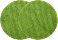 🧹 gladwell glider cordless electric mop replacement pads, green, pack of 2: easy clean with superior performance logo