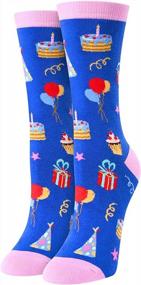 img 3 attached to Novelty Women'S Socks With Pickle, Taco, Avocado, And Donut Designs - Ideal Gifts For Foodies - SOCKFUN