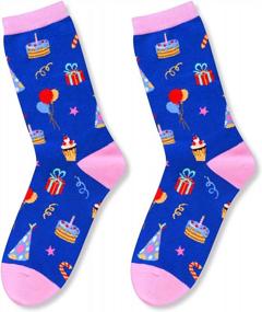 img 1 attached to Novelty Women'S Socks With Pickle, Taco, Avocado, And Donut Designs - Ideal Gifts For Foodies - SOCKFUN