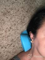 img 1 attached to Small Petite Neck And Shoulder Relaxer For TMJ Pain Relief & Cervical Spine Alignment - Blue Chiropractic Pillow Stretcher review by Hanson Kendrick
