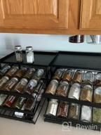 img 1 attached to TQVAI 3-Tier Spice Rack Organizer With Pull Out Drawers - 30 Jars And Labels - Perfect For Kitchen Countertops, Cabinets And Pantry - Upgraded Version In White review by Brent Dietrich