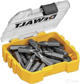 img 4 attached to 🔧 DEWALT Phillips #2 Screwdriver Set - 25-Pack, 1-Inch Bits (DWAF2002B25), Yellow